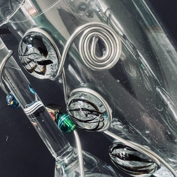 JEWEL DESIGNED Champagne Toasting Flutes Set of 4 - Picture 6 of 6